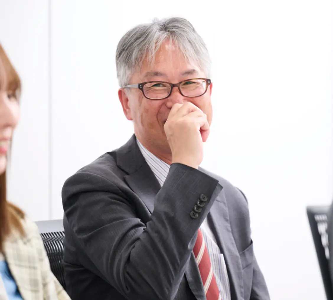 インタビューの様子